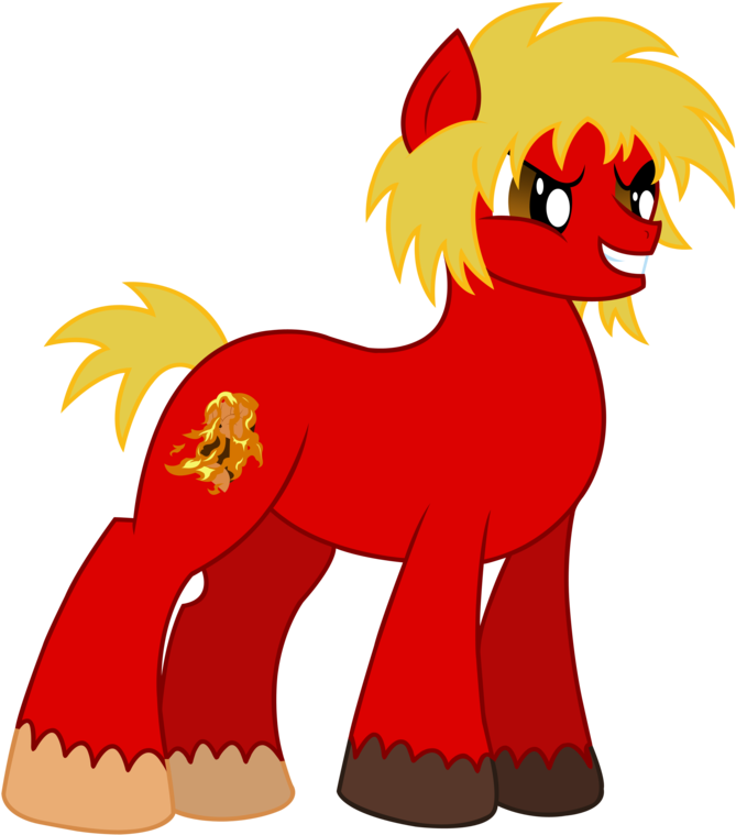 Crossover, Ken, Ken Masters, Ponified, Safe, Street - Pony (852x1024), Png Download