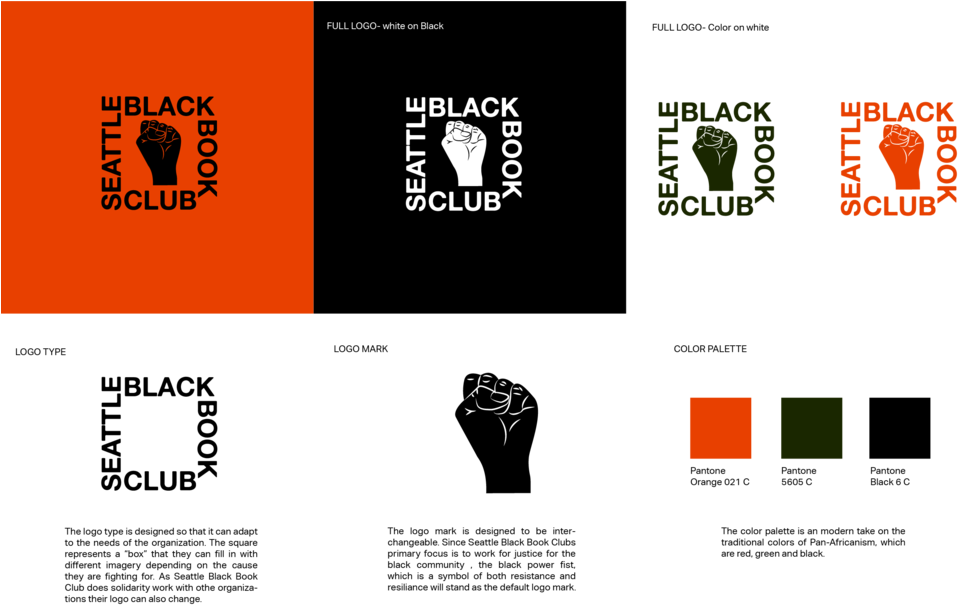Seattle Black Book Club Logo Page (1000x625), Png Download