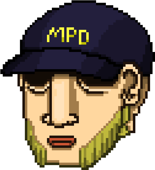Csi Johnson - Hotline Miami Head (530x570), Png Download