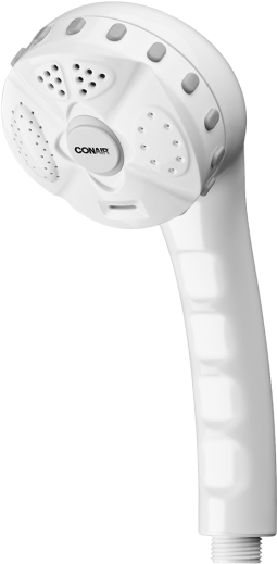 Pollenex Dm209ch Conair 4 Setting Handheld Showerhead (550x550), Png Download