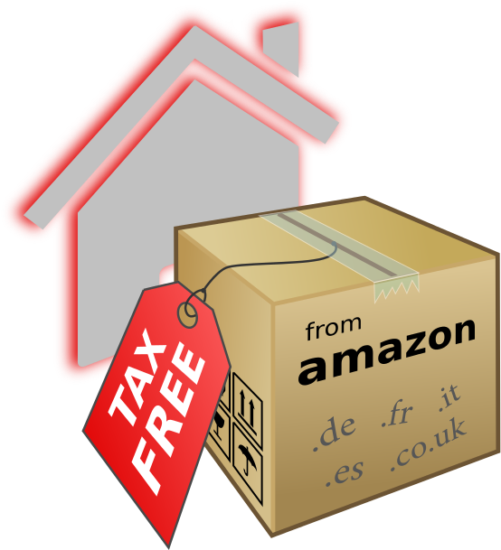 Tax-free Shopping On Amazon - Carton (810x750), Png Download