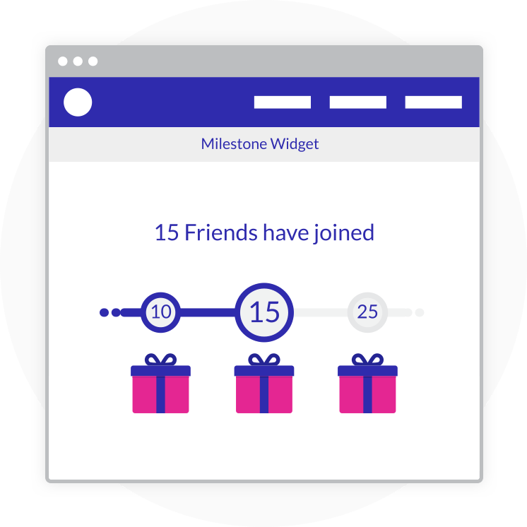 Milestone Viral Loops Referral Template - Viral Loops Ltd (746x746), Png Download