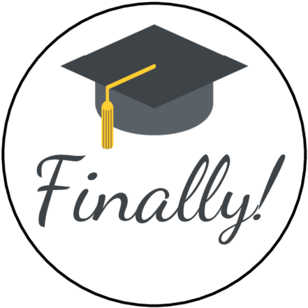 Graduation Cap Labels - God Loves You Unconditionally Quotes (500x500), Png Download