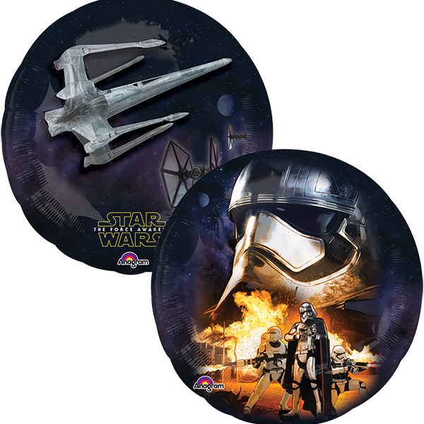 Globo Star Wars - 32" Star Wars Force Awakens Balloon - Party Supplies (600x600), Png Download