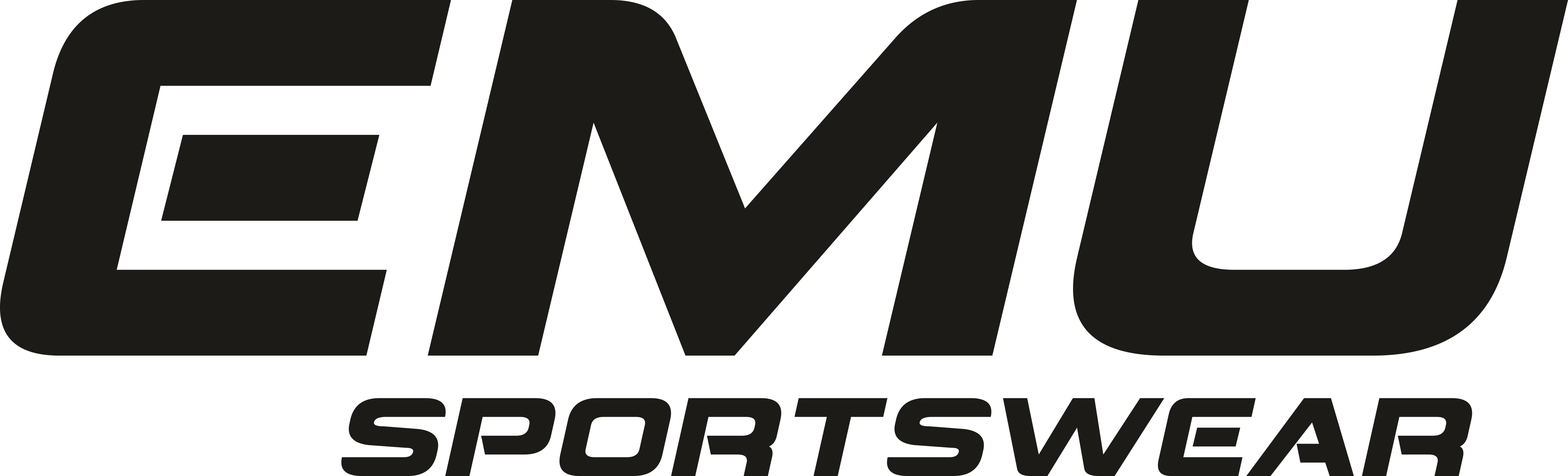 Emu Sportswear Logo (4357x1324), Png Download