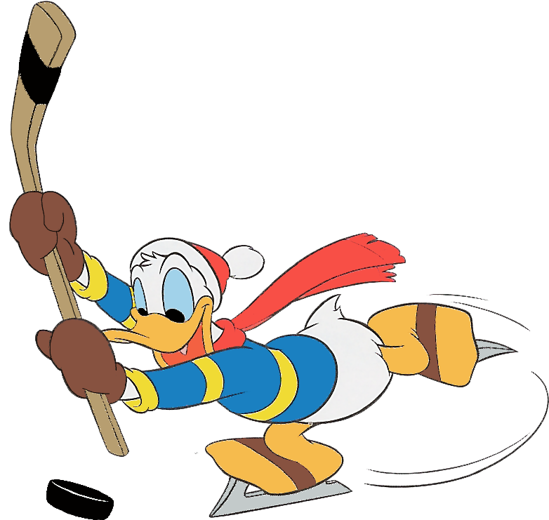 Disney Clipart Hockey - Disney Characters Playing Hockey (798x767), Png Download