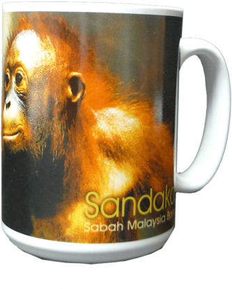 Dishwasher Safe & Microwave Safe - Orangutan (360x480), Png Download