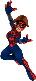 Spider-girl Full Body - Super Hero Squad Spidergirl (360x364), Png Download