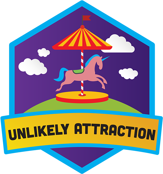 Unlikely-attraction - Illustration (640x640), Png Download