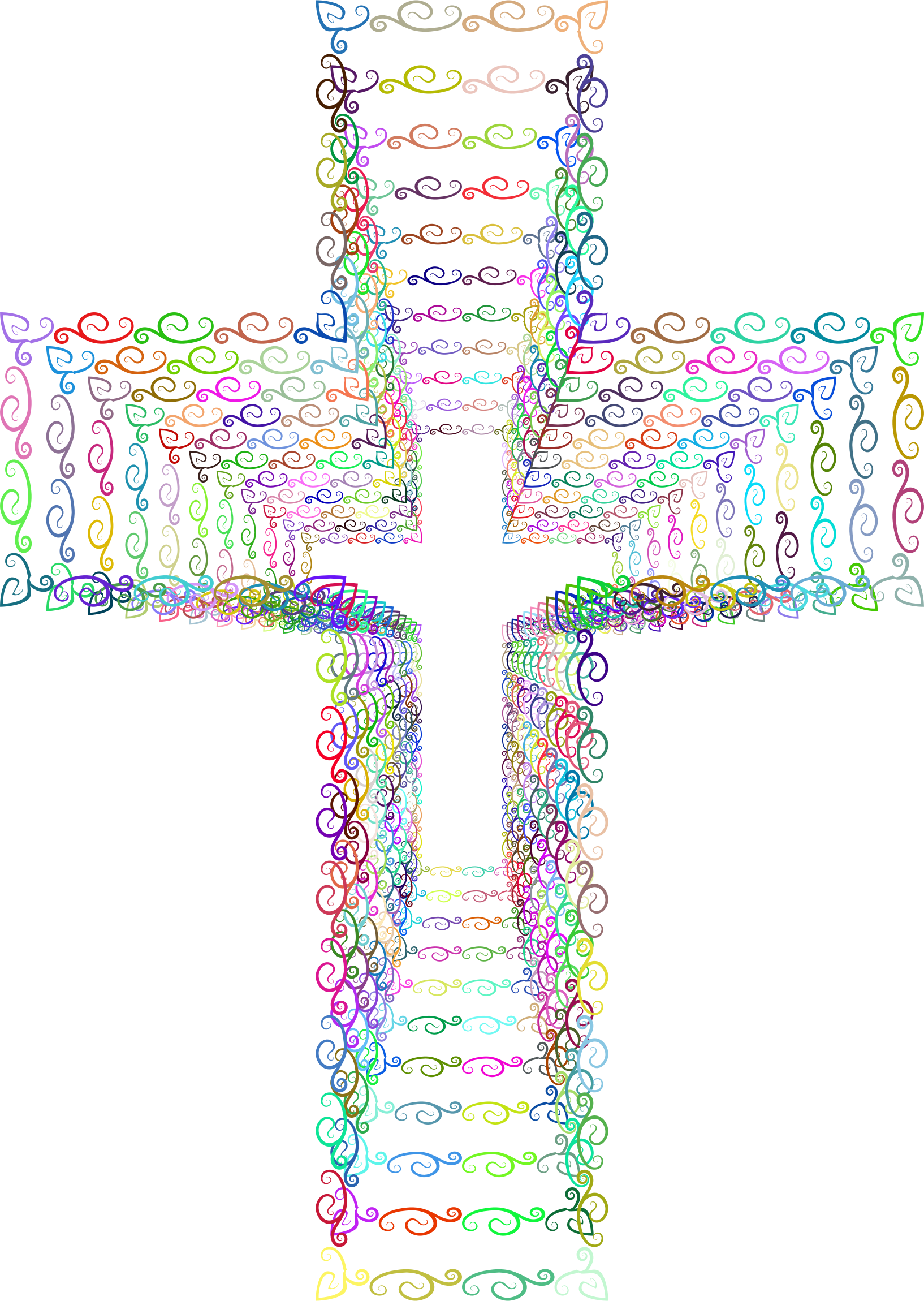 This Free Icons Png Design Of Prismatic Vintage Flourish (1634x2300), Png Download