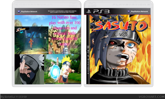 Sasuke Returns Box Art Cover - Sasuke And Naruto (700x452), Png Download