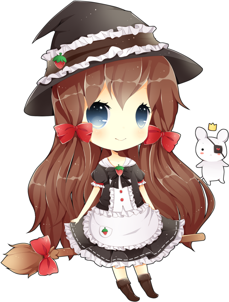Art Trade With Sakuracaramel - Chibi (900x1061), Png Download