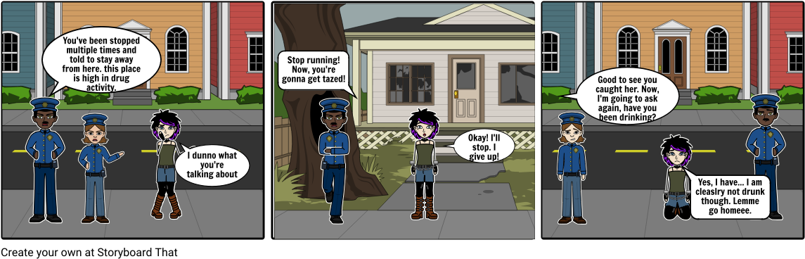 Cops - Cartoon (1164x385), Png Download