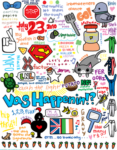 One Direction Desenho Kiss You (400x514), Png Download