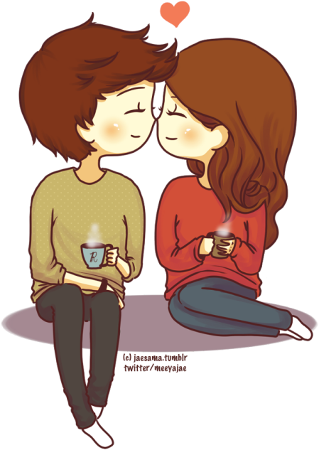 Jaesama Deactivated - Color Dibujos De Amor (500x694), Png Download