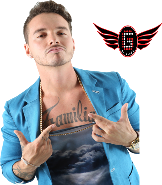 J Balvin Dj Glazz Psds - J Balvin Psd (524x600), Png Download