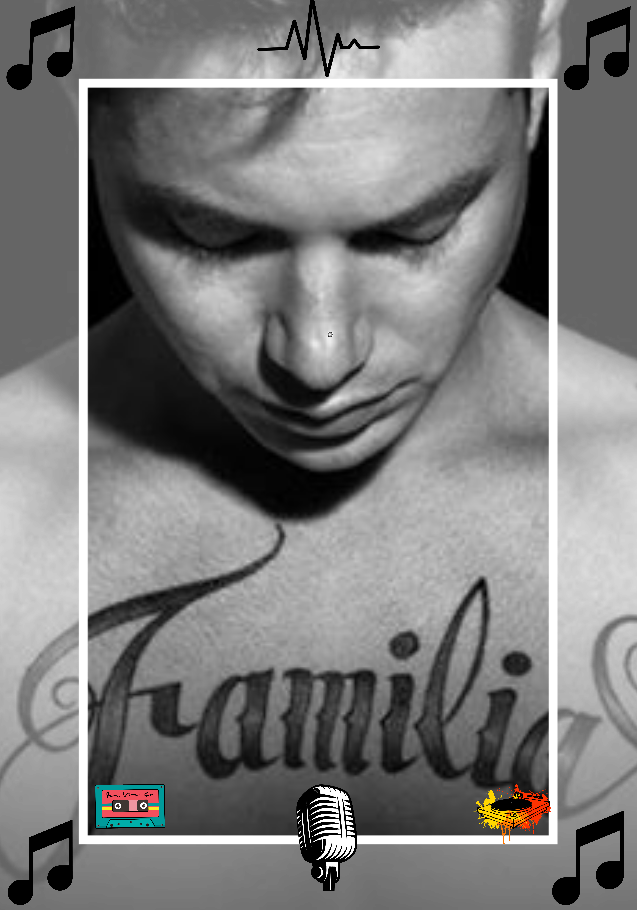Model Image T Shirt - J. Balvin - La Familia (cd) (637x910), Png Download
