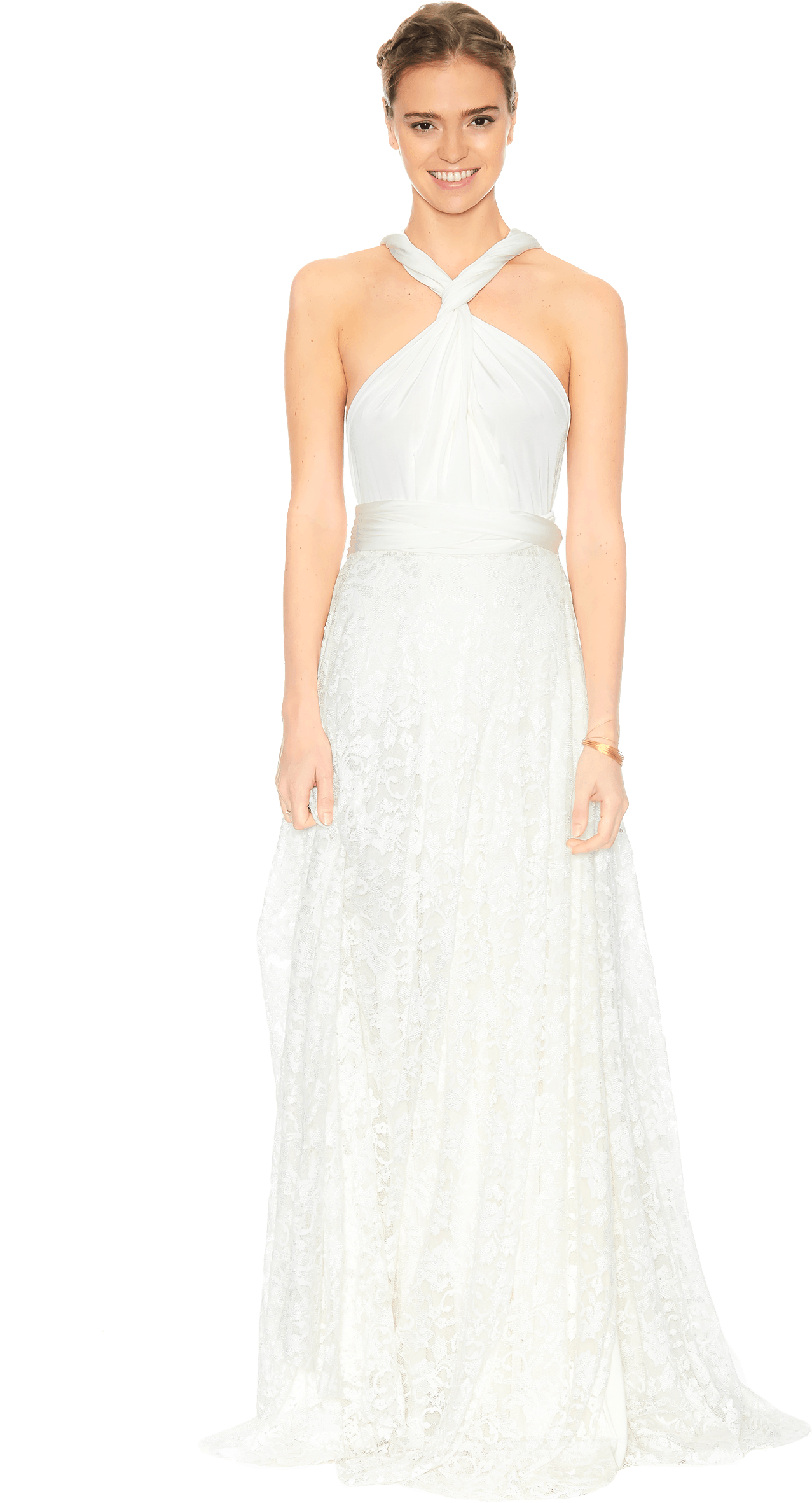 Nicholas Embroidered Ruffle Dress (1440x2560), Png Download