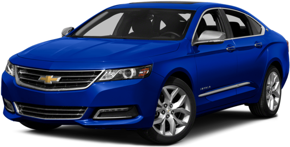 2015 Chevrolet Impala - 2015 Blue Chevy Impala (1000x548), Png Download