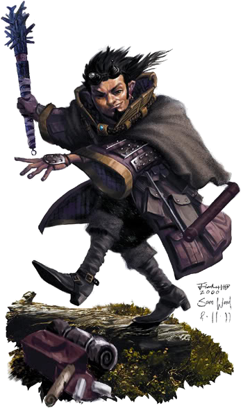 Shadowcraft Mage - Gnome Dungeons And Dragons (400x620), Png Download