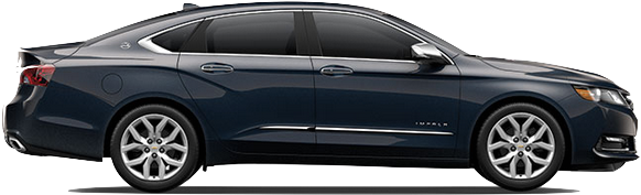 The 2014 Chevrolet Impala - 2009 Nissan Altima Coupe Grey (693x335), Png Download