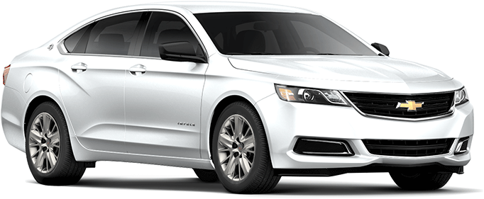 Chevrolet Impala - Chevrolet Impala 2016 White (843x496), Png Download