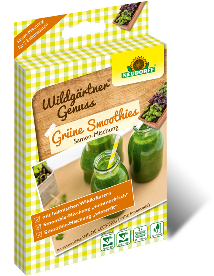 Wildgardentreat Green Smoothies - Neudorff - Wildgärtner Genuss Junge Wilde - 2 X 2 G (1000x1195), Png Download