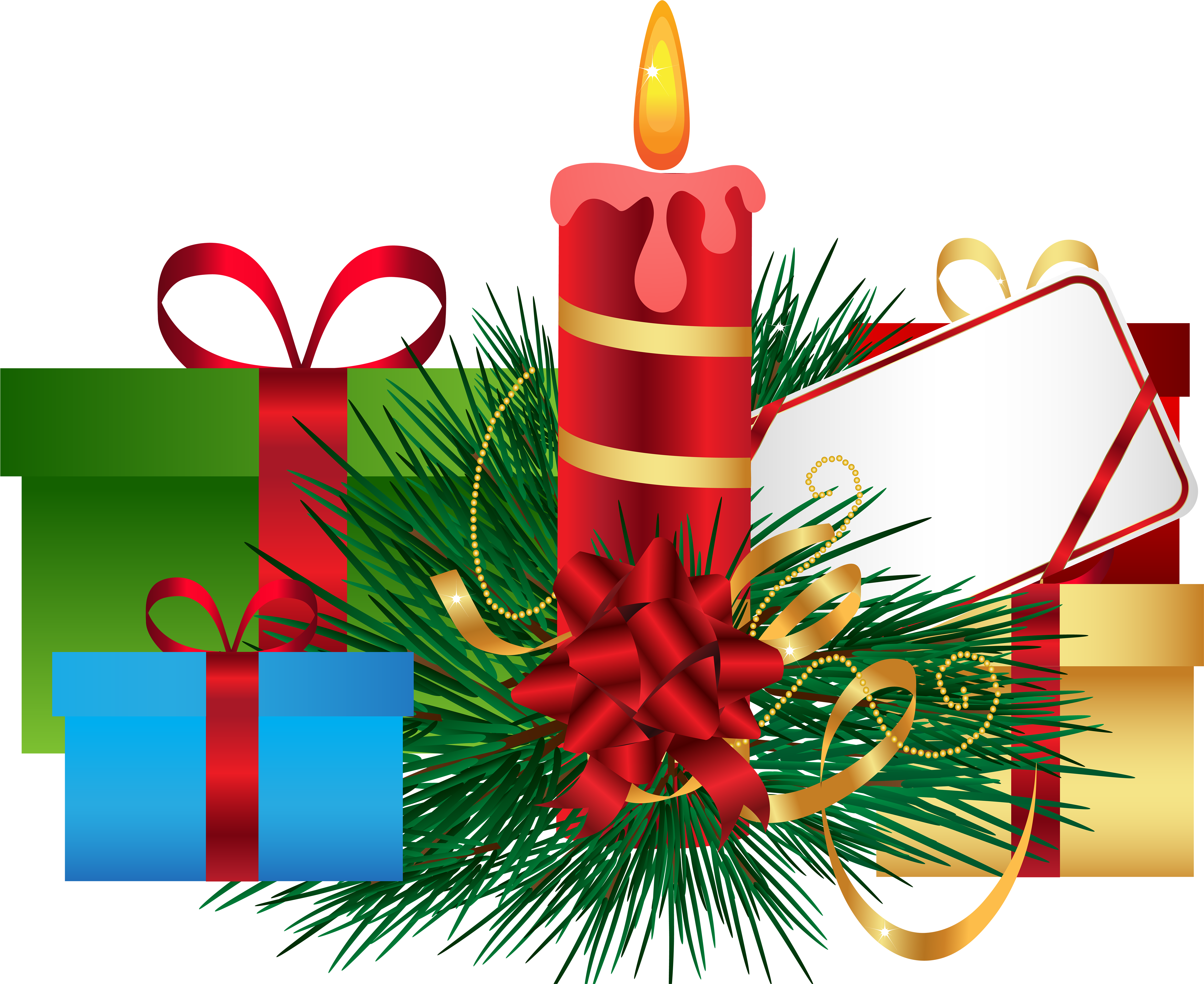 Christmas Present Clipart Png (6000x4905), Png Download