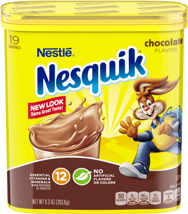 9 - 3oz - Nesquik Chocolate Powder (750x750), Png Download