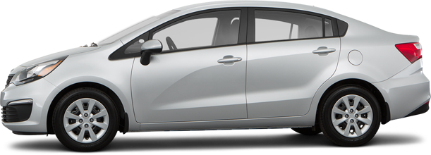 Lx 2018 Kia Rio Sedan Lx - 2015 White Kia Rio (611x220), Png Download