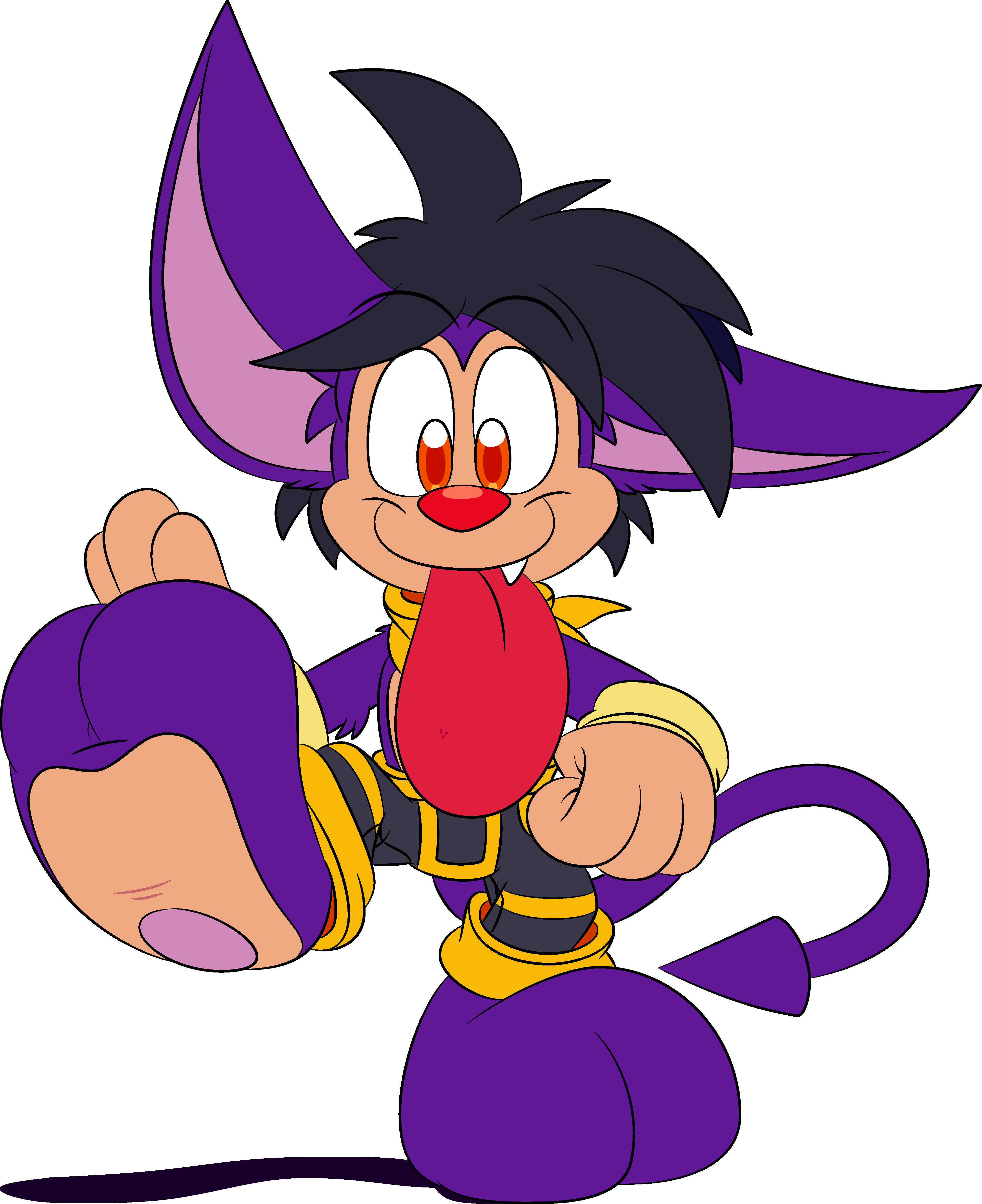 Cute Toony Imp - Cute Imp (3917x4800), Png Download