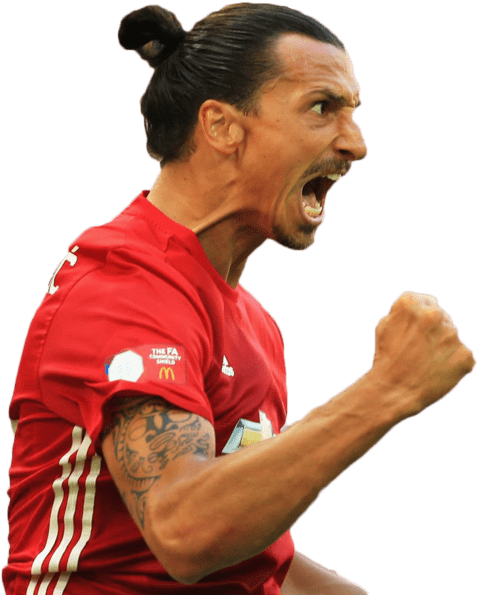 Celebrities - Ibrahimovic Esultanza Manchester (1024x686), Png Download