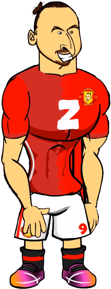 Zlatan Ibrahimovic - Zlatan La Galaxy 442oons (358x932), Png Download