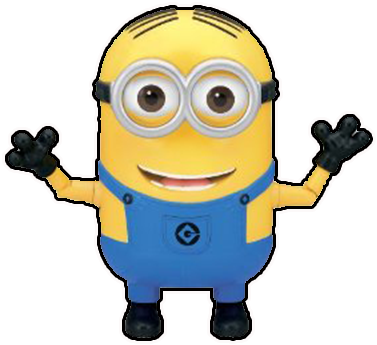 Purple Minion Png Supatag School Pack - Minion With Arms Up (400x400), Png Download