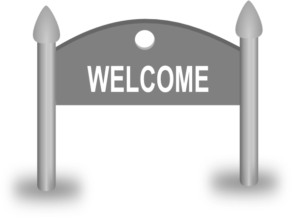 Free Welcome Graphics Welcome Clip Art Clipartcow - Welcome Board Png (600x441), Png Download