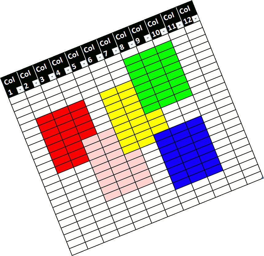 Grid Test 256 Color Png, Rotated ~22deg - Circle (860x832), Png Download