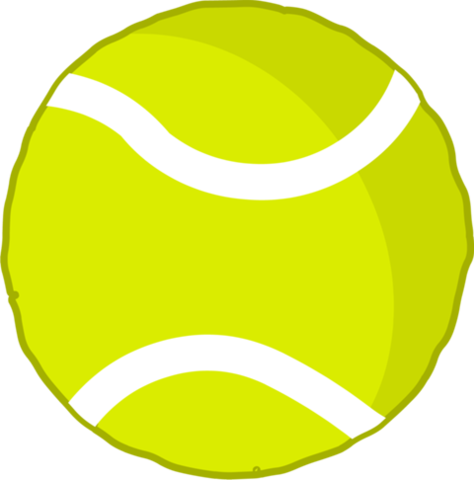 486px-tennis Ball Icon - Bfb Tennis Ball Asset (474x480), Png Download