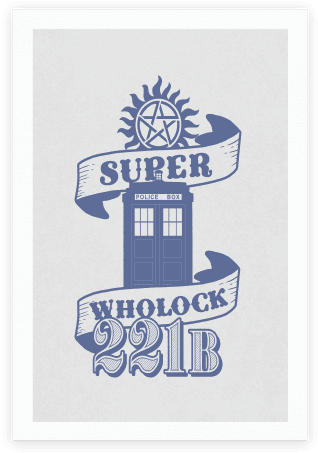Superwholock Icons Poster - Superwholock Png (484x484), Png Download