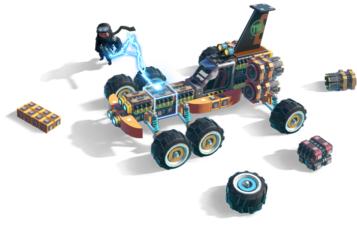 Building A Vehicle Fixedshadow - Trailmakers Block Locations (700x442), Png Download