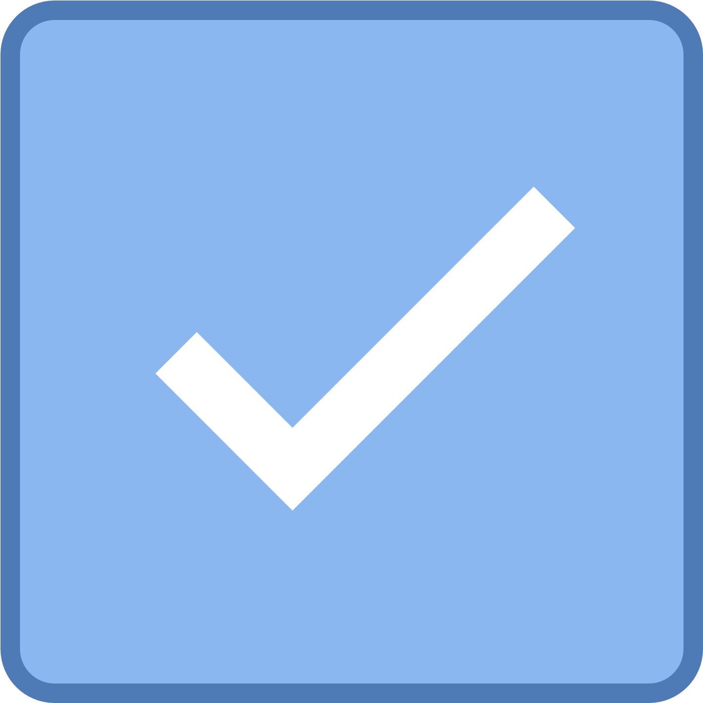 Blue Checkmark Png - Icon (1600x1600), Png Download
