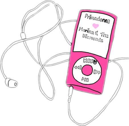 Imagenes Tumblr De Mp3 (453x443), Png Download