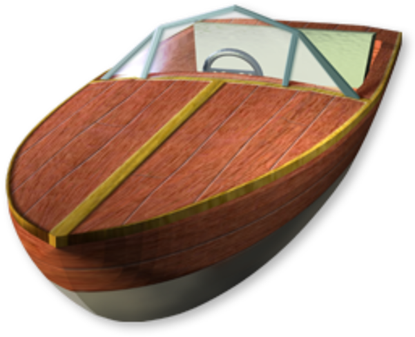 Small - Boat Icon (600x600), Png Download