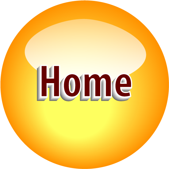 Png Button Orange Home Icon (580x584), Png Download