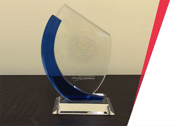 Northrop Grumman Supplier Of The Year For (597x435), Png Download