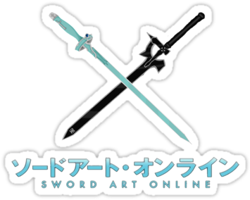 Sword Art Online Logo Download - Sword Art Online (375x360), Png Download