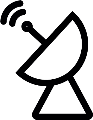 Radar Dish Vector - Radar Icon (400x400), Png Download