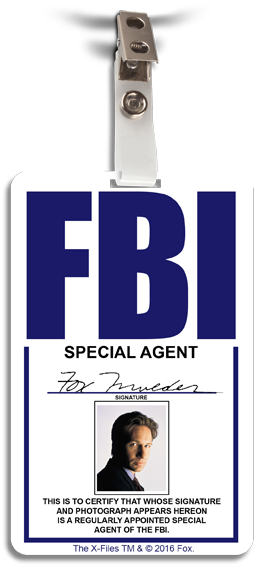 X Files Mulder Badge Men's V Neck T Shirt - The X-files (850x1296), Png Download