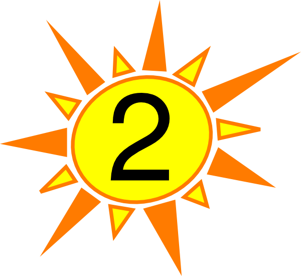 Yellow And Orange Sun (600x550), Png Download