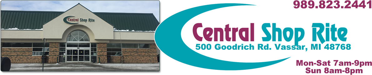 Central Shop-rite Logo And Store Information - Roof (1220x250), Png Download