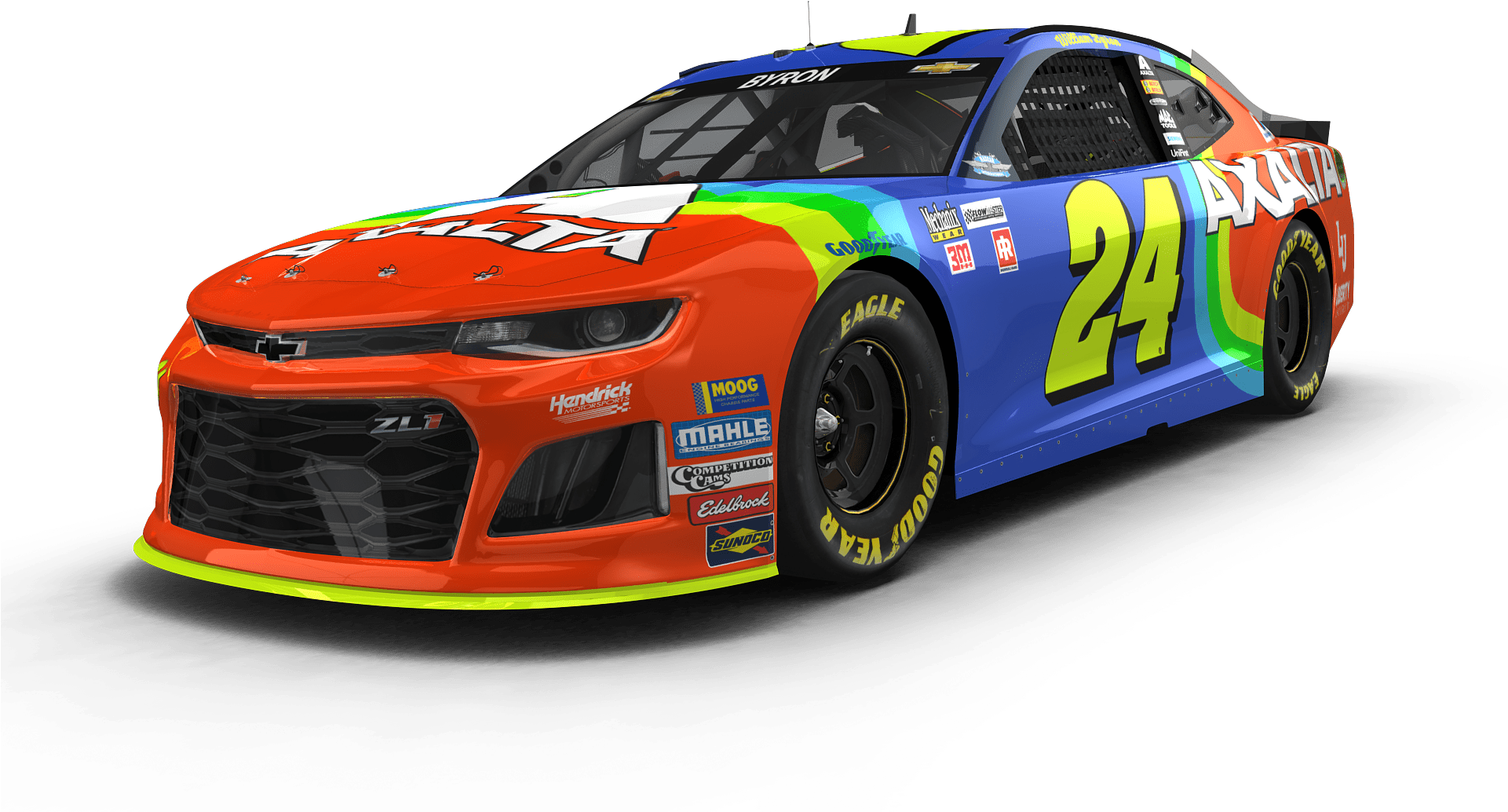24 Axalta Darlington Throwback Render - Permalink (1920x1080), Png Download